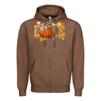 Chestnut love nurse fall Zipper Hoodie - texasbilliewilder