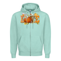 Seafoam love nurse fall Zipper Hoodie - texasbilliewilder