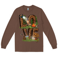 Chestnut love camping Long Sleeve Tee - texasbilliewilder