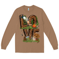 Toasted Coconut love camping Long Sleeve Tee - texasbilliewilder