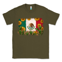 Army Green mexican flag Classic Tee - Zillion Design Studio