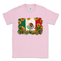 Bubblegum Pink mexican flag Classic Tee - Zillion Design Studio