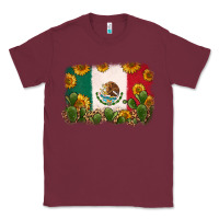 Burgundy mexican flag Classic Tee - Zillion Design Studio