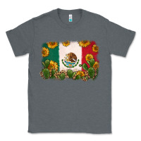 Charcoal Heather mexican flag Classic Tee - Zillion Design Studio