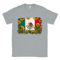 Heather Grey mexican flag Classic Tee - Zillion Design Studio