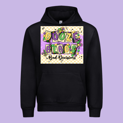 Booze Beads Urban Hoodie Designed By Maliassmallbusiness