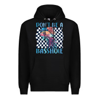 Black dont be a basshole Premium Hoodie - MaliasSmallBusiness