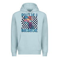 Blue Mist dont be a basshole Premium Hoodie - MaliasSmallBusiness