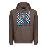 Coffee dont be a basshole Premium Hoodie - MaliasSmallBusiness