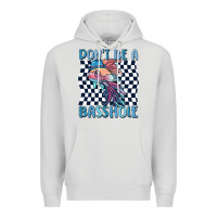 Dove Grey dont be a basshole Premium Hoodie - MaliasSmallBusiness