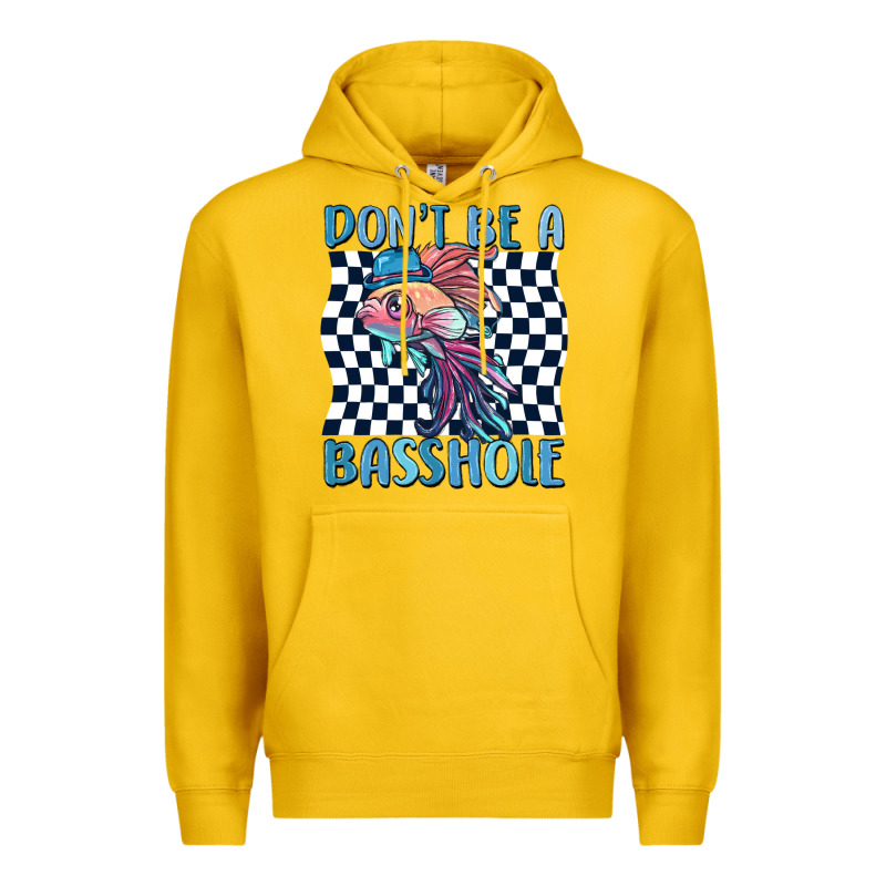 Dont Be A Basshole Premium Hoodie by MaliasSmallBusiness | Teevron