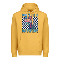 Mustard dont be a basshole Premium Hoodie - MaliasSmallBusiness