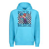 Ocean Blue dont be a basshole Premium Hoodie - MaliasSmallBusiness