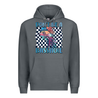 Rock dont be a basshole Premium Hoodie - MaliasSmallBusiness