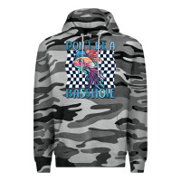 Slate Camo dont be a basshole Premium Hoodie - MaliasSmallBusiness