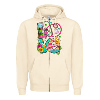 Sandshell love summer nurse Zipper Hoodie - texasbilliewilder