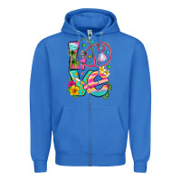 True Royal love summer nurse Zipper Hoodie - texasbilliewilder