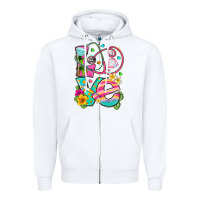 White love summer nurse Zipper Hoodie - texasbilliewilder