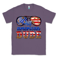 Lavender all american dude Classic Tee - texasbilliewilder