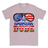 Lilac all american dude Classic Tee - texasbilliewilder