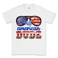 White all american dude Classic Tee - texasbilliewilder