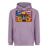 Lavender firefighter air mask and sunflower Heavyweight Hoodie - HRA Design Shop