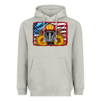 Moon Dust firefighter air mask and sunflower Heavyweight Hoodie - HRA Design Shop