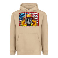 Mushroom firefighter air mask and sunflower Heavyweight Hoodie - HRA Design Shop