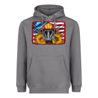 Storm firefighter air mask and sunflower Heavyweight Hoodie - HRA Design Shop