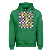 Emerald mardi gras Urban Hoodie - MaliasSmallBusiness