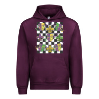 Mauve Wine mardi gras Urban Hoodie - MaliasSmallBusiness