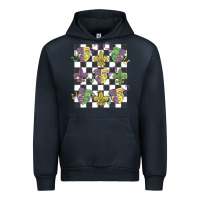 Navy mardi gras Urban Hoodie - MaliasSmallBusiness