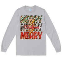 Moon Dust merry christmas lightning bolt Long Sleeve Tee - Zillion Design Studio