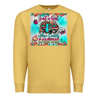 Antique Gold just a girl who loves camping Premium Sweatshirt - JahusDesignShop
