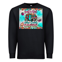 Black just a girl who loves camping Premium Sweatshirt - JahusDesignShop