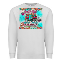 Dove Grey just a girl who loves camping Premium Sweatshirt - JahusDesignShop