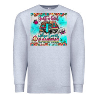 Heather Grey just a girl who loves camping Premium Sweatshirt - JahusDesignShop