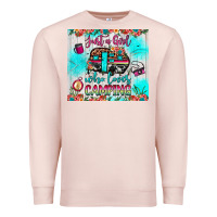 Pale Pink just a girl who loves camping Premium Sweatshirt - JahusDesignShop