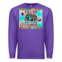 Purple just a girl who loves camping Premium Sweatshirt - JahusDesignShop