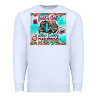 White just a girl who loves camping Premium Sweatshirt - JahusDesignShop