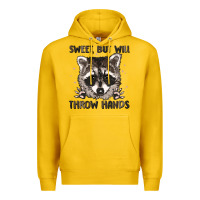 Lemon sweet but will throw hands Premium Hoodie - MaliasSmallBusiness