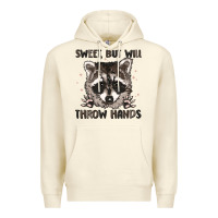 Sandshell sweet but will throw hands Premium Hoodie - MaliasSmallBusiness