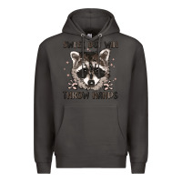 Smoke sweet but will throw hands Premium Hoodie - MaliasSmallBusiness