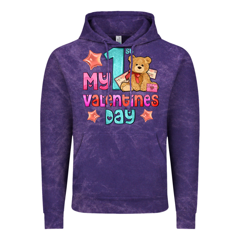 My First Valentines Day Vintage Hoodie by AdoDesignShop | Teevron