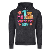Vintage Black my first valentines day Vintage Hoodie - AdoDesignShop