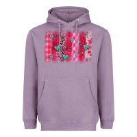 Lavender valentines day brushstroke Heavyweight Hoodie - OliviaCreatesArt