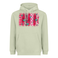 Matcha valentines day brushstroke Heavyweight Hoodie - OliviaCreatesArt