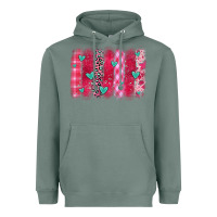 Sage valentines day brushstroke Heavyweight Hoodie - OliviaCreatesArt