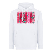 White valentines day brushstroke Heavyweight Hoodie - OliviaCreatesArt