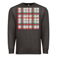 Smoke christmas plaid seamless pattern Premium Sweatshirt - BundleAndBundleShop